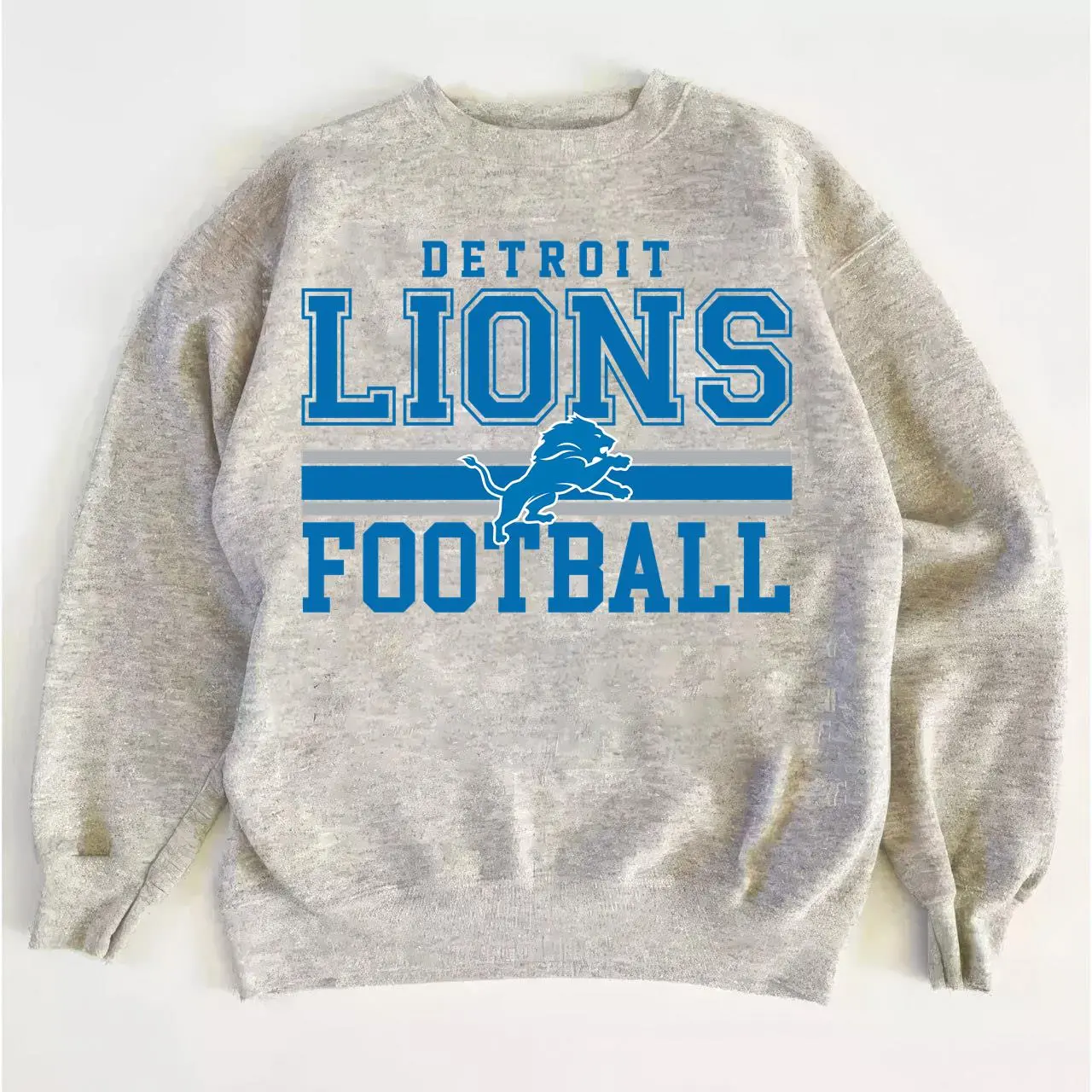 Detroit Football Sweatshirt, Vintage Team Pullover for Football Fans