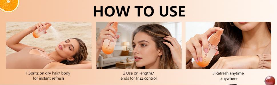 MegustaMe Orange Hair Perfume