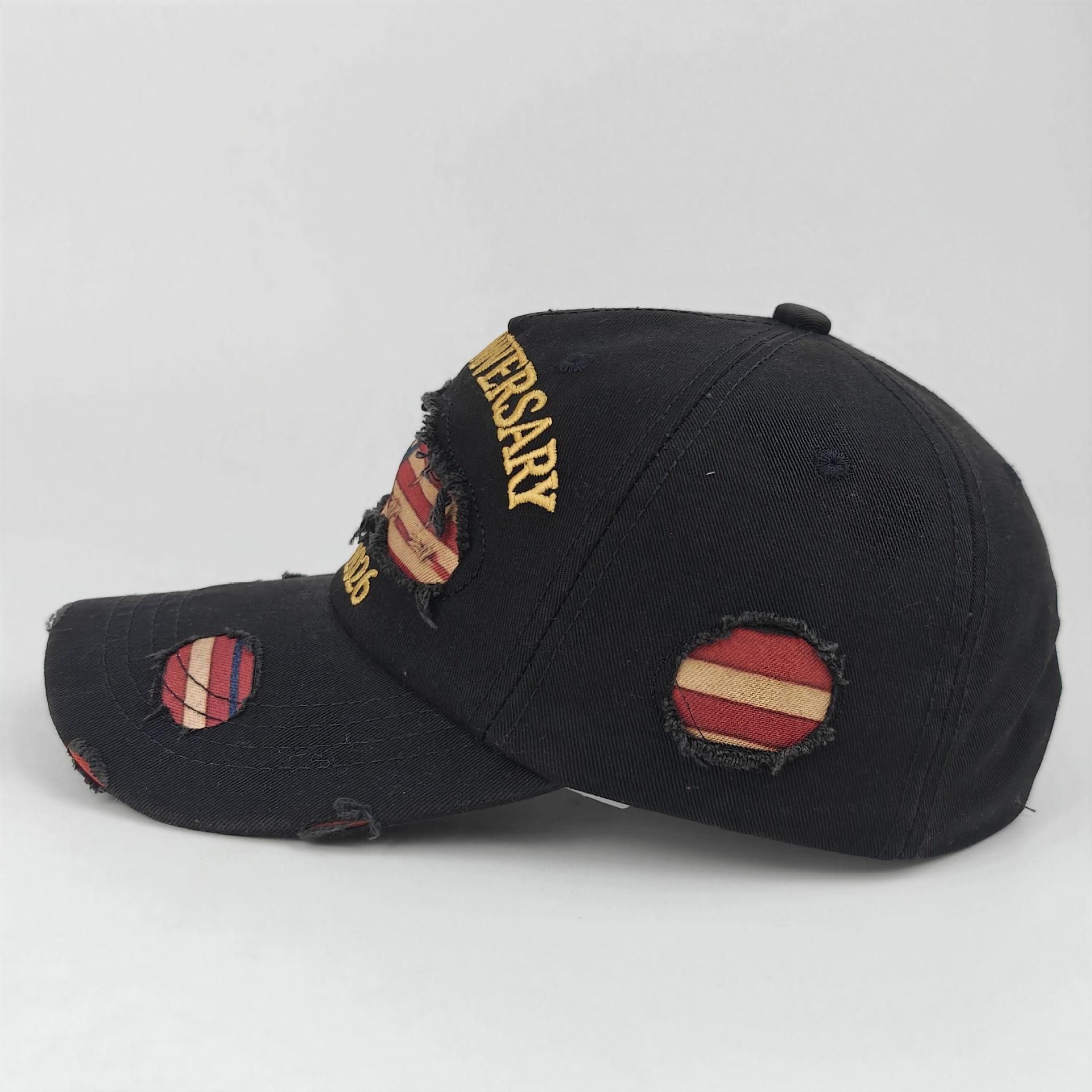 250th Anniversary Baseball Cap, USA 1776-2026, Patriotic Fashion Casual Style, Pairs well with ripped jeans and embroidered map of the United States.