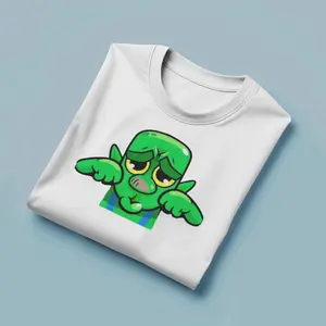 Funny Mimimi Graphic Tee, Cartoon Green Goblin Youth Shirt, Cash Goblin Internet Humor Unisex T-Shirt for Adults & Kids