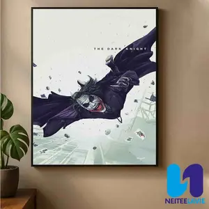 The Dark Knight Joker Falling Chaos In Free Fall Home Decor Poster
