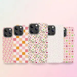 Coquette Floral Phone Case | Cottagecore Gingham Cute Gift Case Cover