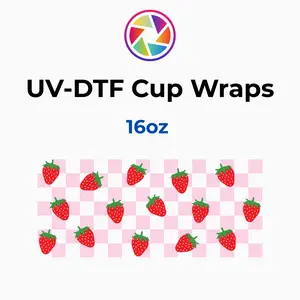 Strawberry Pink Checkered Wrap