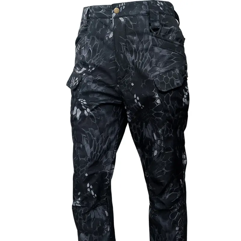 Velvet black python pattern