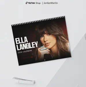 Country Music Ella Langie1 2026 Wall Calendar, Modern Stars Calendar, Retro Calendar 2026 for Home Decor