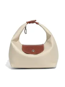 Waterproof Nylon Lunch Box Bag, Unique Design Commuter Handbag, Casual Versatile Shoulder Dumpling Bag for Women