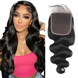 Charmanty Hair HD Lace Closure 2*6/ 4*4/5*5/ 13*4 Frontal Body Wave/ Straight/ Deep Wave 100% Human Hair 0.095mm Ultra-thin Invisible SKINLIKE HD Front Lace Closure Human Hair Pre Plucked Hairline Natural Black Closure #SpringStatements