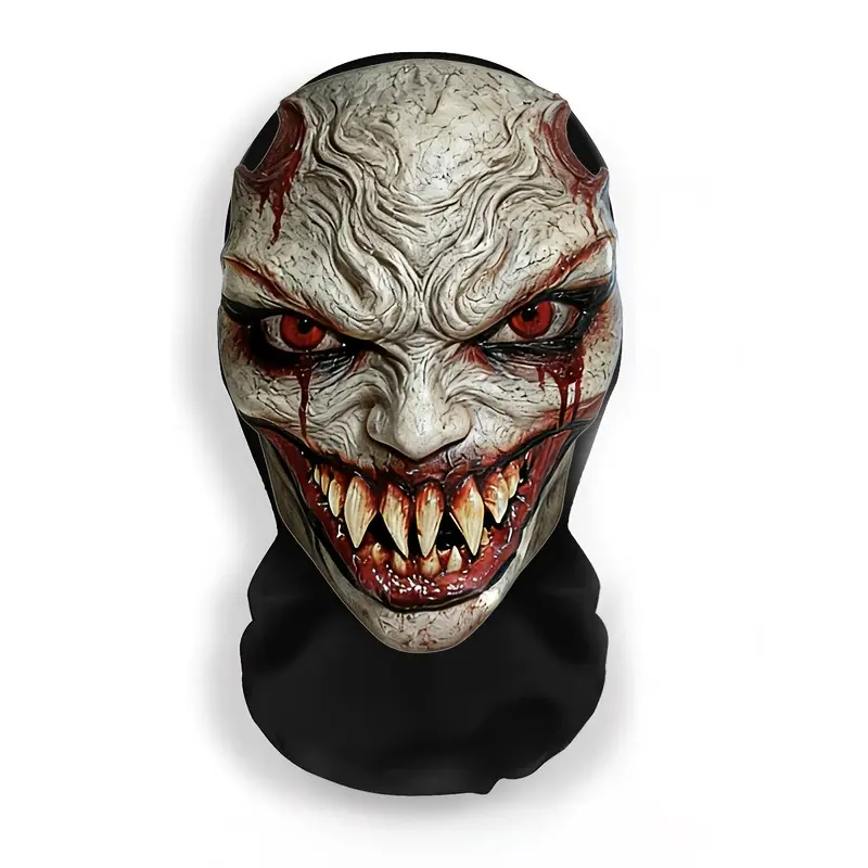 Scary Halloween Anime Balaclava, Motorcycle Windproof Dustproof Face Cover, Halloween Mask,Fall New Style, Cool Outdoor Headwear, Funny Halloween Gift