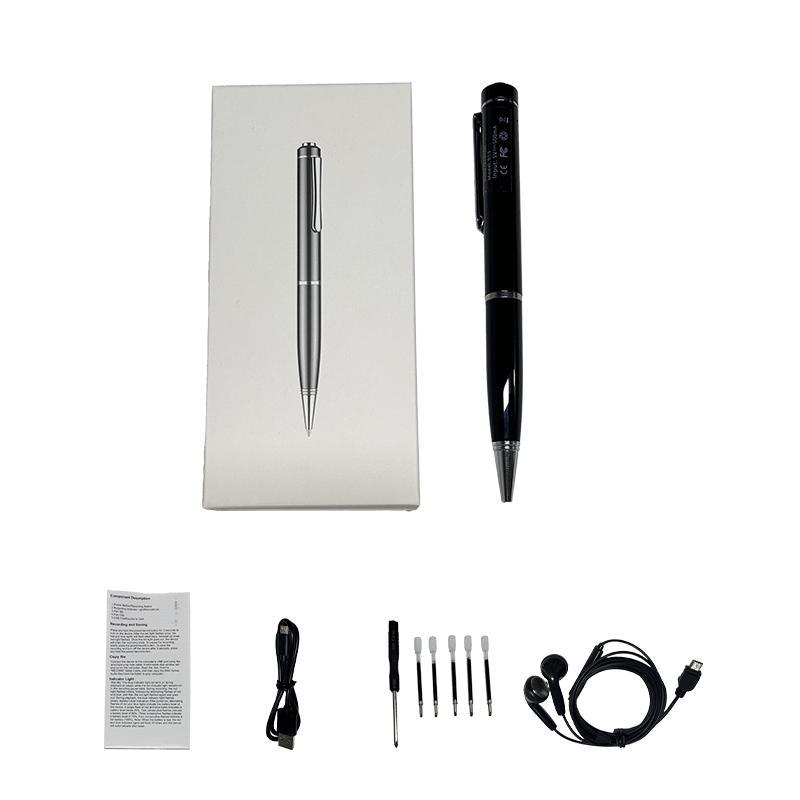 PAKIDA Portable Digital Voice Recorder, Rechargeable Mini Recorder, Noise Cancelling Recording Equipment for Lecture, Meeting, Course, Voice Recorder Pen