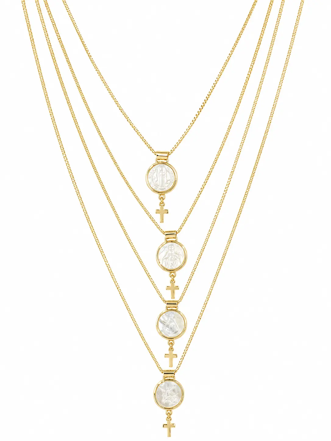 Divine Grace Necklace, Casual Spiritual Jewelry, 14”-22” Adjustable Choker Costume Necklace