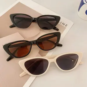 New Vintage Small Frame Cat's Eye Sunglasses Women Tawny Sun Glasses Men's Outdoor Fashion Eyewear UV400 Gafas De Sol