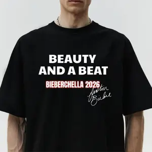 Coachella Festival Inspired Pop Star Tee | Vintage 2000s Nostalgia Graphic Shirt | Beauty and a Beat Era Aesthetic Tshirt