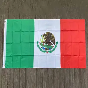 Proud National flag of MEXICO
