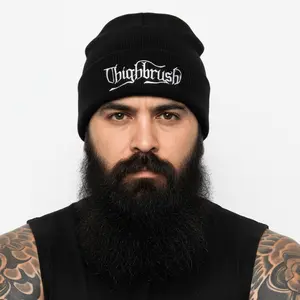 THIGHBRUSH® - OUTLAW - Cuffed Beanies - Black