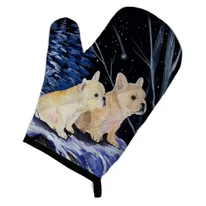 Carolines Treasures  Starry Night French Bulldog Oven Mitt