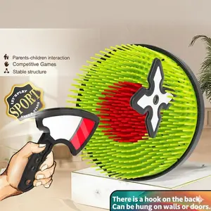 Children's Toy Throwing Axe and Dart Target Set, Boomerang Darts for Throwing Practice, Sports and Parent-child Interaction
