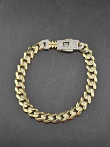14K Gold Bracelet - Monaco Bracelet w/Certificate