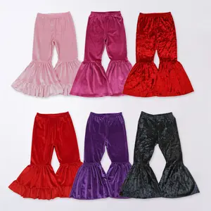 Toddlers Velvet Bell Pants bottoms Girls Pants