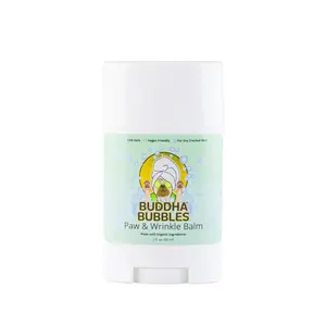 Buddha Bubbles Organic Paw and Wrinkle Bar (2 oz. Bar) Vegan Friendly for Dogs of All Sizes and Puppies Too!