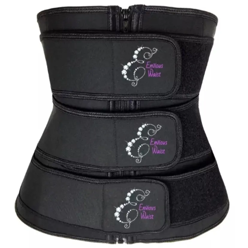 Envious Waist Triple Strap High Compression Waist Trainer Corset Shapewear Neoprene Comfortable Shaper Belt Gym Womenswear