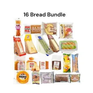16 Random Assorted Bread Bundle - 16 Different Types of Bread Varying Flavors From China Snack Variety Pack