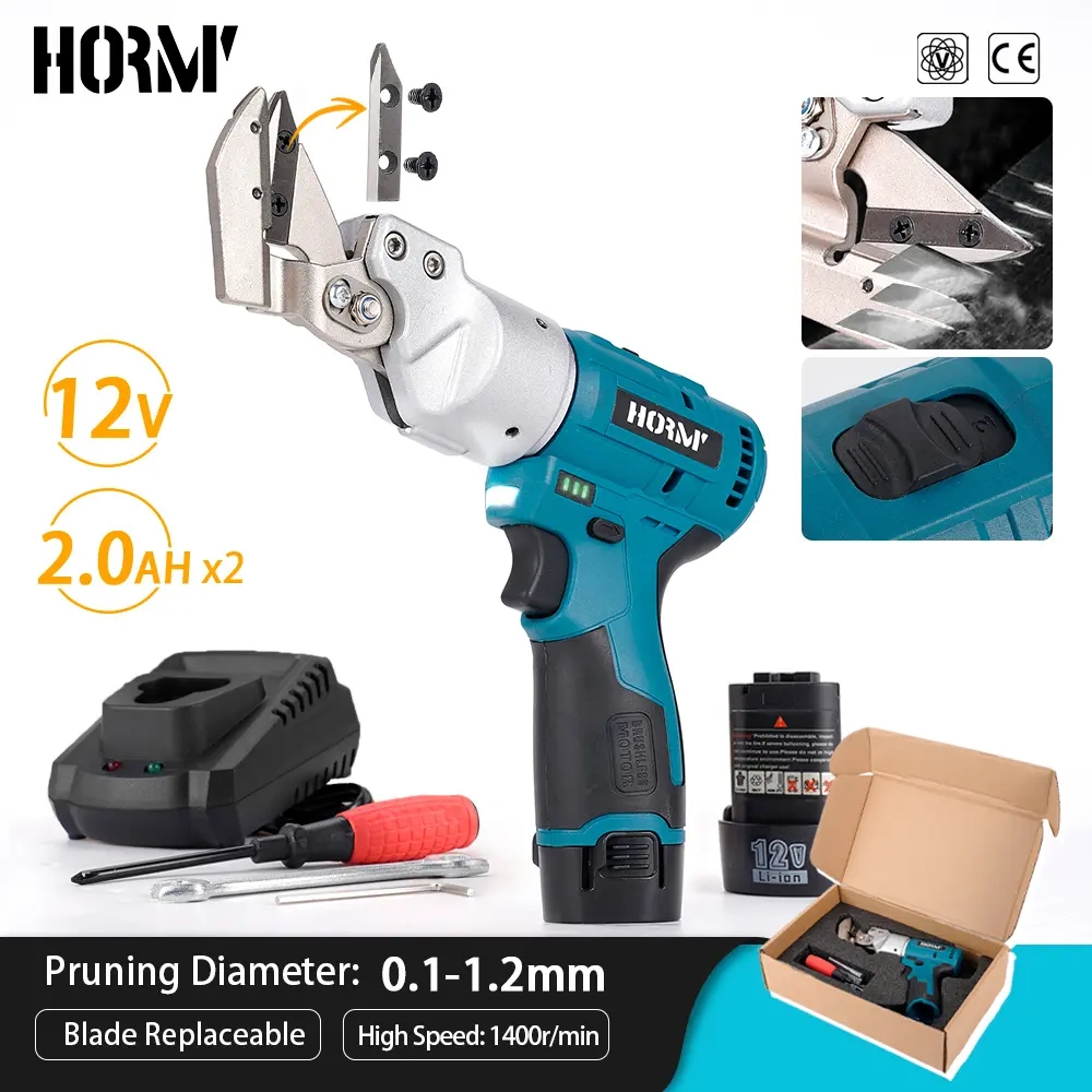 Brushless Electric Scissors Cordless Sewing Scissors Iron Sheet/Cloth/Thin Metal Cutting home Tools With Makita 18V Battery 2000mAh