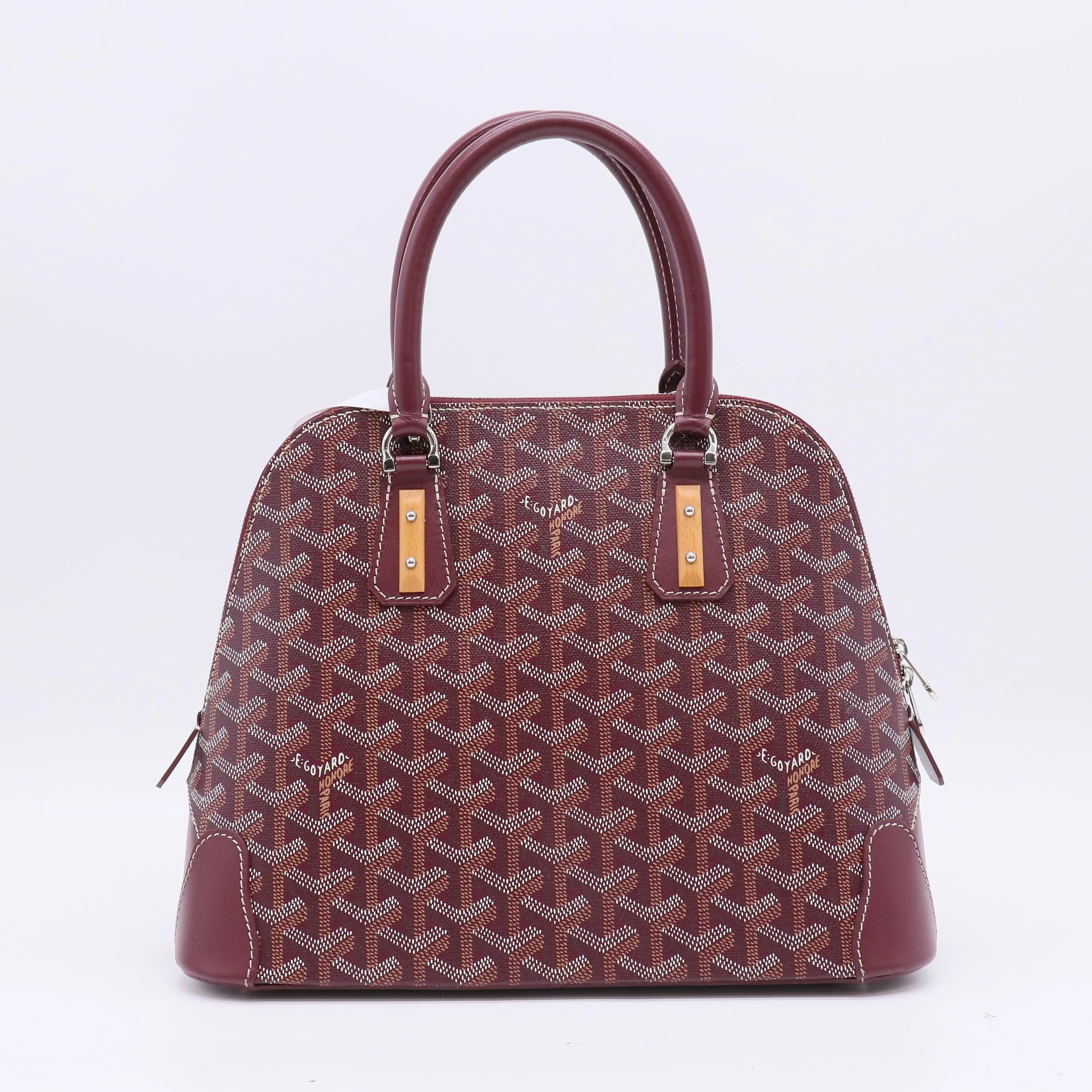 Pre-owned Goyard LEATHER Crossbody Bags Goyardine Vendome Mini