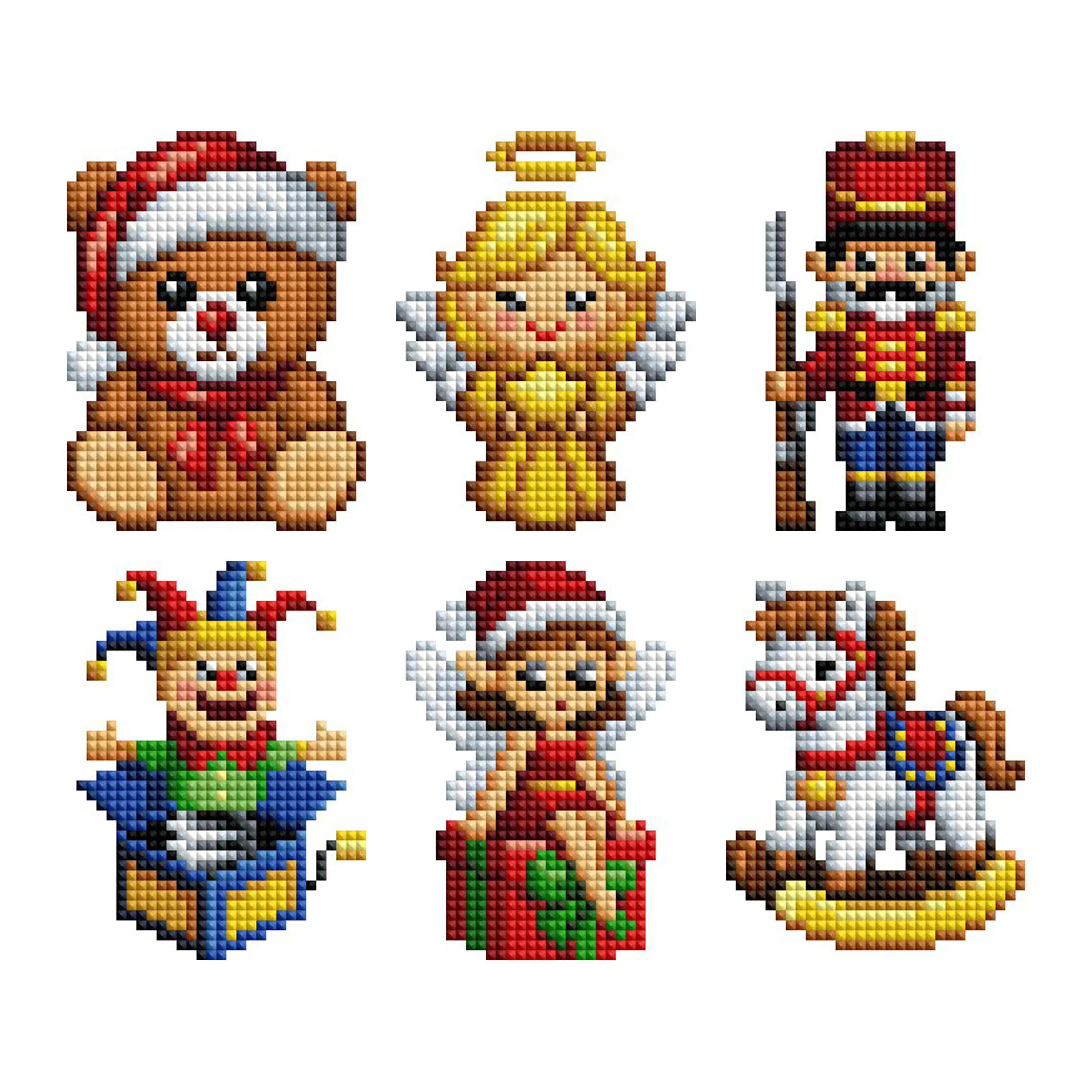 Diamond Art Club® Christmas Characters - Mini Dazzles™ Diamond Painting Kit