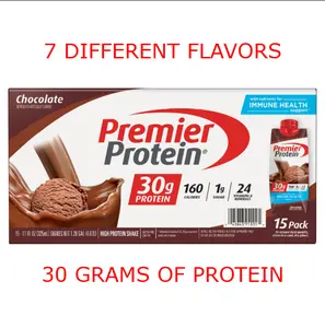 Premier Protein Shake 30g Protein 11 Fl Oz 15 Count USA Made High Protein Shake for Fitness Goals Energy Beverage Drink