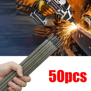 50PCS E4303/J422 Welding Rods 1.8mm 11.8Inch 30cm Abrasion Resistant NoAssembly Required Soldering for Thin Iron Sheets Galvanized Square Tubes Round Pipes