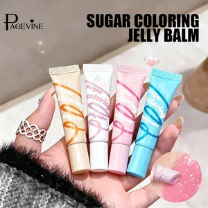 Sugar Tint Jelly Lip Balm with Gel Applicator, Double-Locking Structure, High Moisture Plumping, Brightening Gloss, Essential for Daily Lip Care