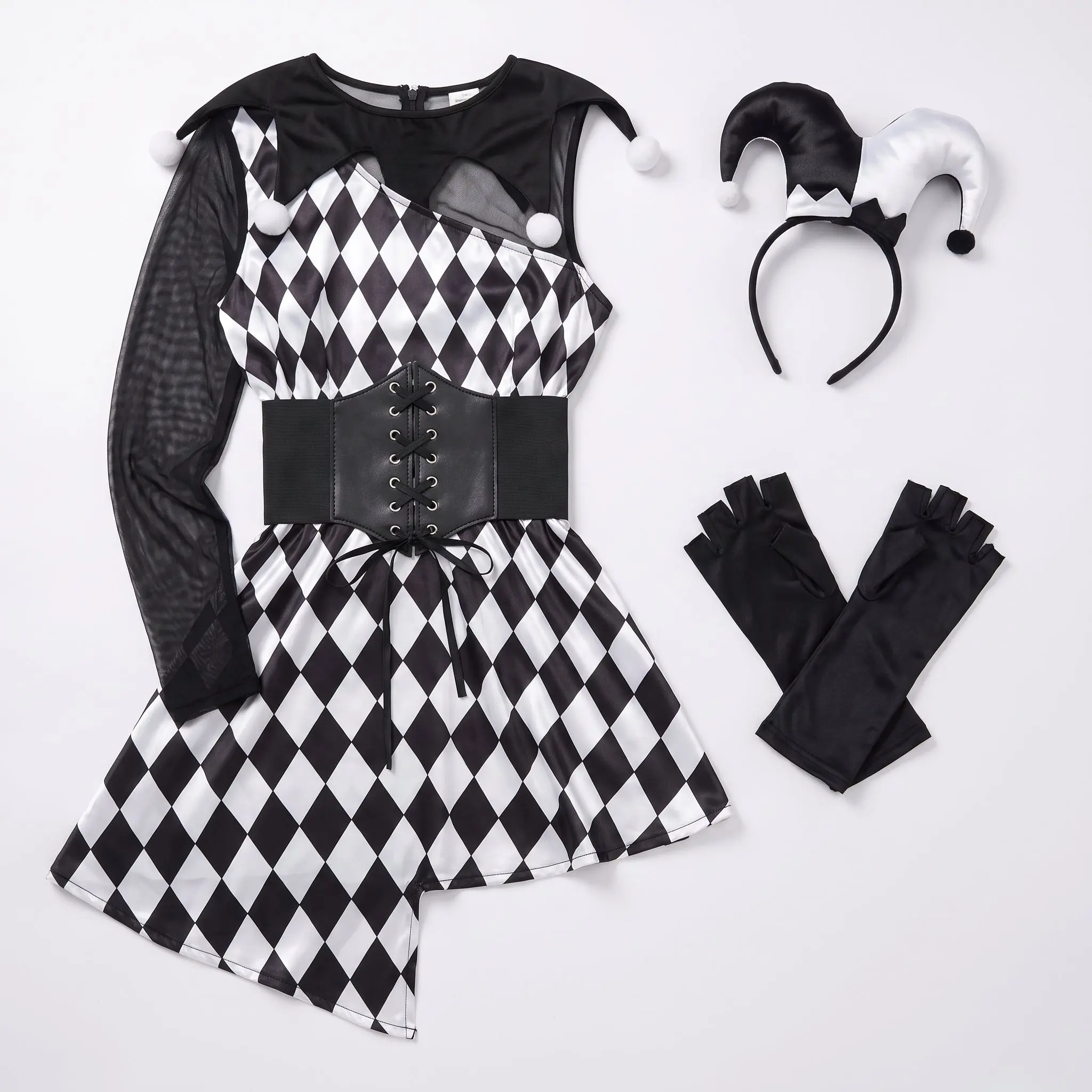 Women's Naughty Jester Halloween Costume