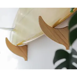 Surfboard Wall Mount, Wooden Surfboard Rack