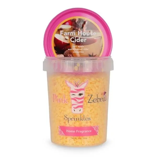 Pink Zebra Sprinkles - Farm House Cider - Bags and Cartons