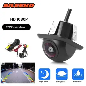 Bileeko Waterproof Wide Angle Rearview Camera 170°, Night Vision, Backup Monitoring & Assistance, Clear Image, Fits All Car Models