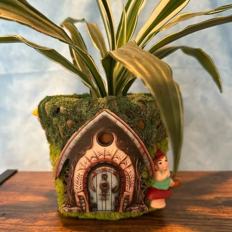 15. Handcrafted 4in Terracottatta pot for home garden