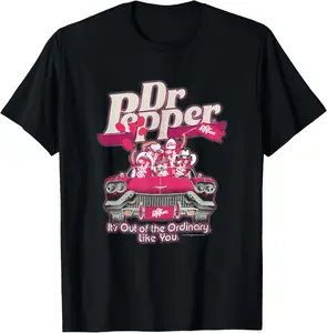 100% Cotton Dr. Pepper Out of The Ordinary Car T-Shirt