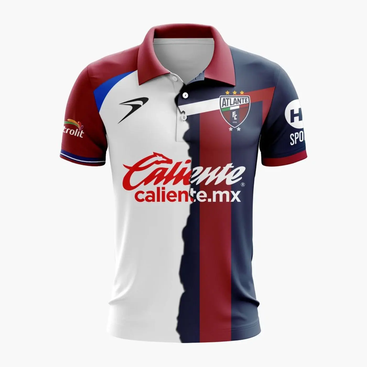 Custom Name Number Atlante FC Polo - Special Mashup 3D Print Men Fan Graphic Collared Shirt