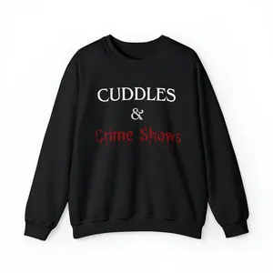 Cuddles and Crime Shows Soft Sweatshirt maisie peters merch