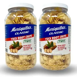 Mariquitas Yuca Roots Chips 18.5 oz Pack of 2