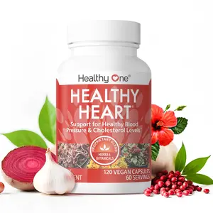 Healthy Heart - Blood Pressure, Cholesterol and Cardiovascular Supplement Healthcare Dietary