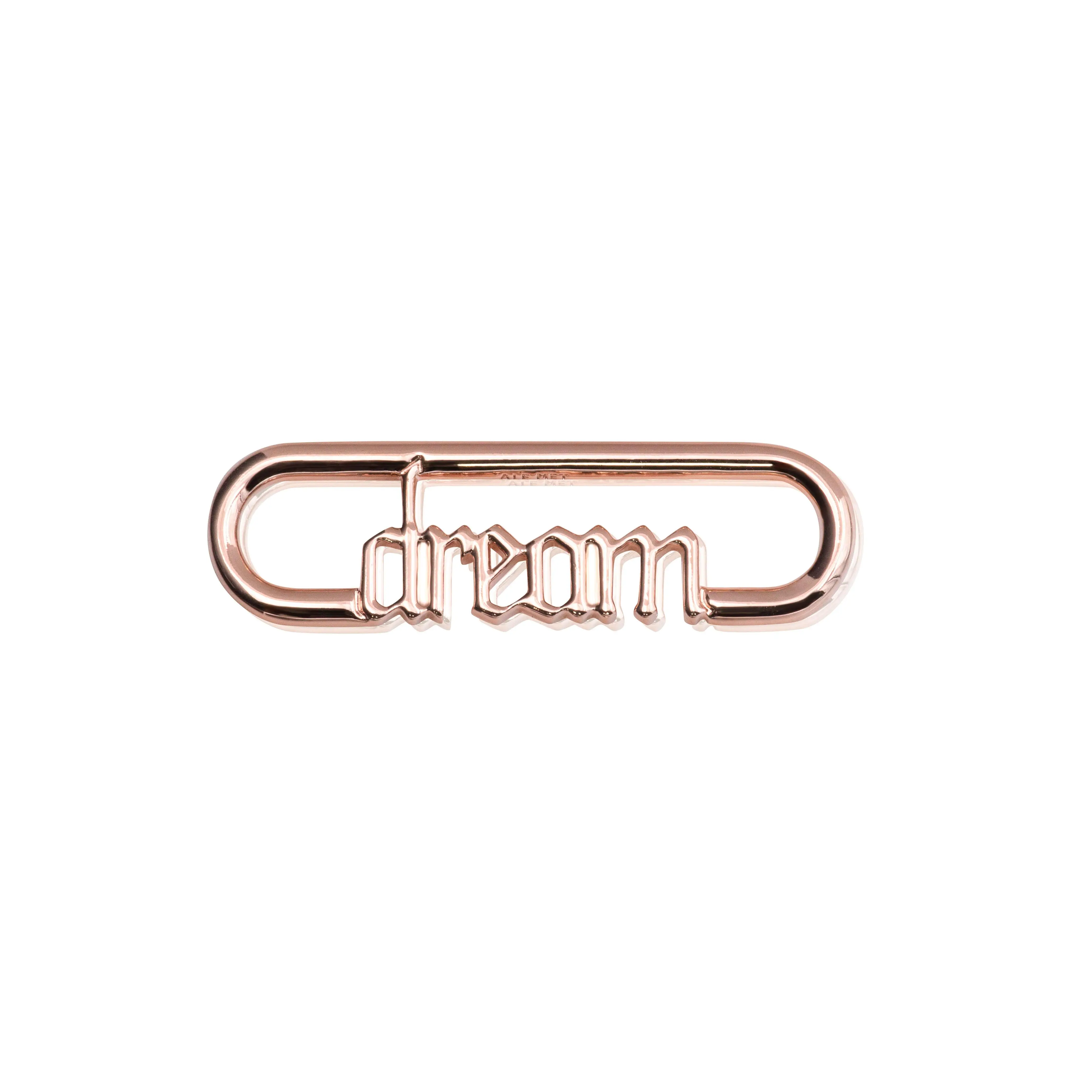 Pandora ME Styling Dream Word Link Charm, 789687C00, Gothic Script, Polished Finish, Doublelink Length, Endless Styling Possibilities