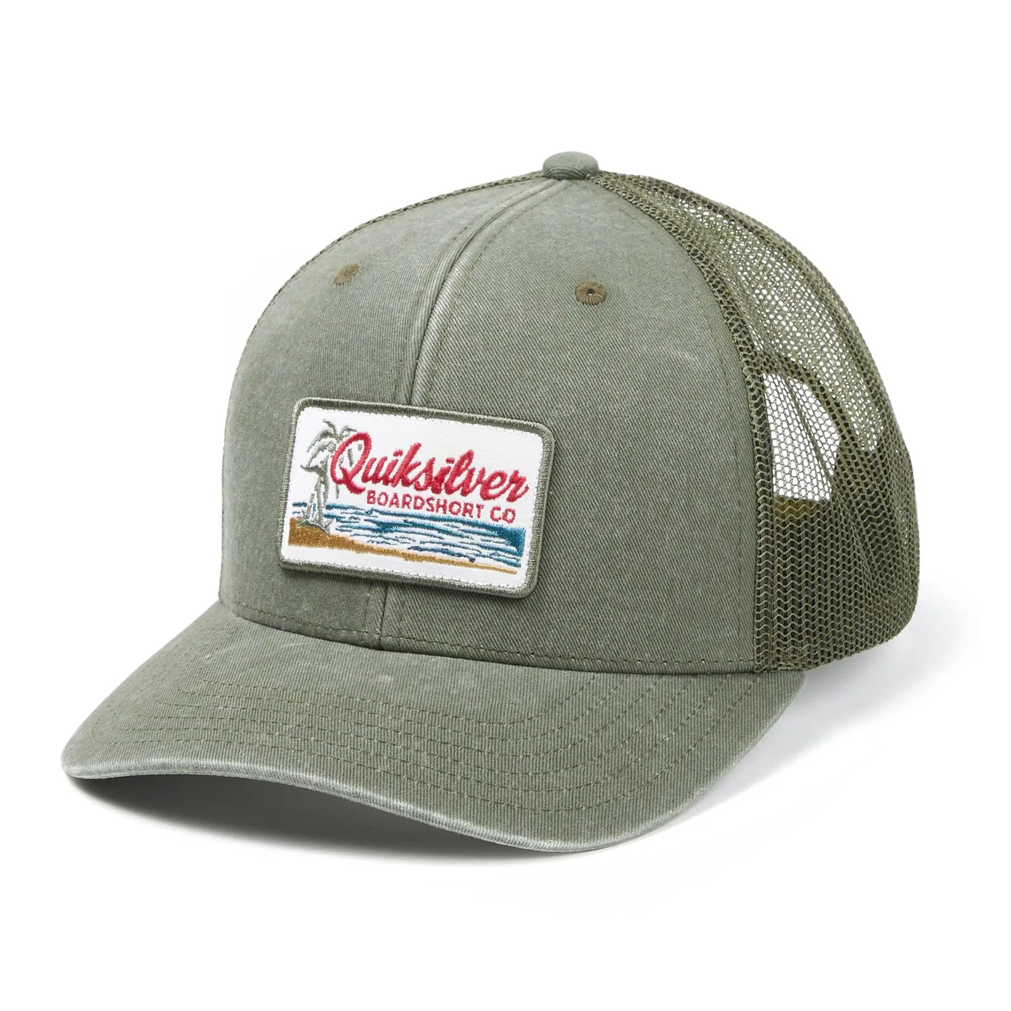 Quiksilver | Campsite Baseball Hat | Men's 100% Cotton Polyester Lightweight | Travel, Everyday Wear