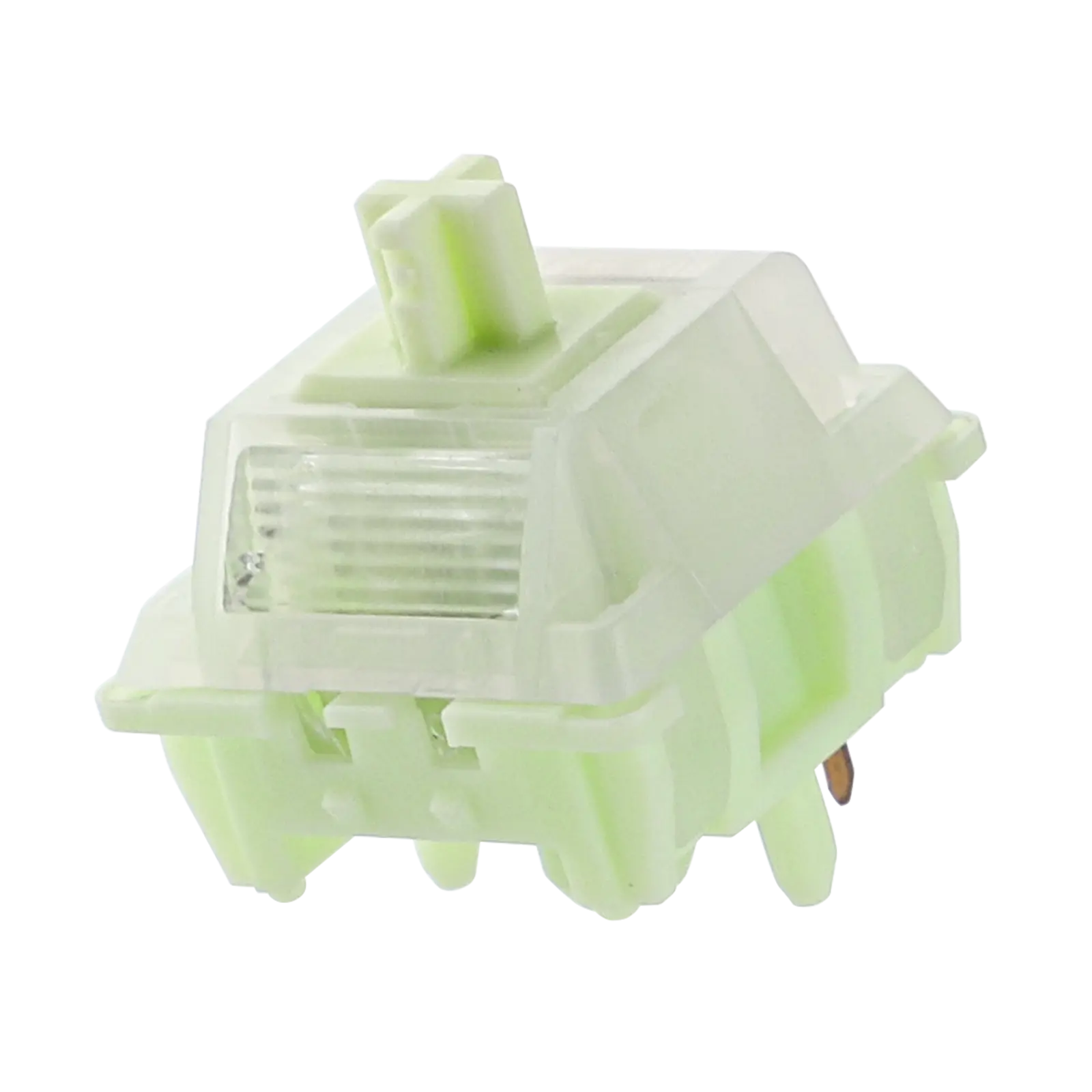 KiiBoom Mossy Silent Mechanical Switch Set, 37gf Linear, Pre-Lubed, 100 PCS 5-Pin Switches for Hot Swap Mechanical Keyboard with Light Diffusers POM Stem PC Housing, Compatible with MX Keycaps Computers & Office Equipment