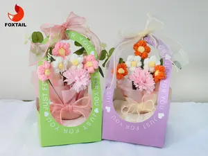 Graduation GIFT: Handmade Bouquet/Knitted Flower Bouquet/Customized Birthday Gift/Holiday Gift - Limited Edition