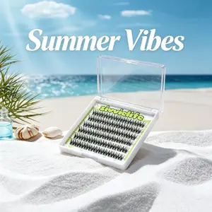 Queensight DEWY One-Size Natural Wispy Soft Natural Lash Clusters No makeup makeup lash