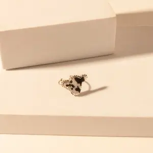 Myra Rodeo Hide adjustable Ring for Women with hair-on cowhide detail for premium western wear