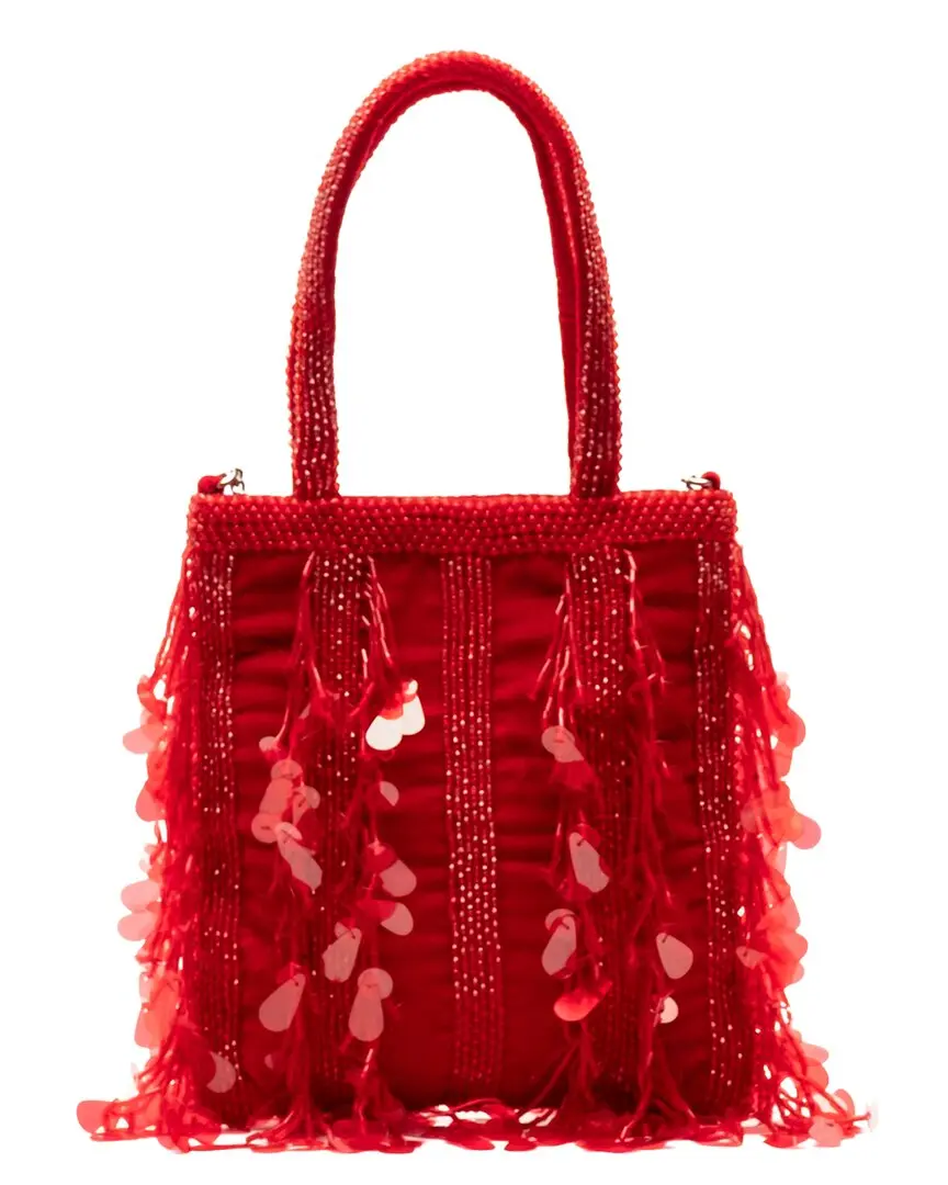 Frances Valentine Gatsby Mini Velvet Tote