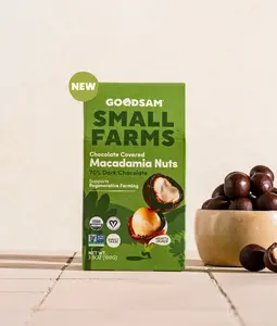 Organic Chocolate Covered Macadamia Nuts - Available in Packs of 3, 6, and 12