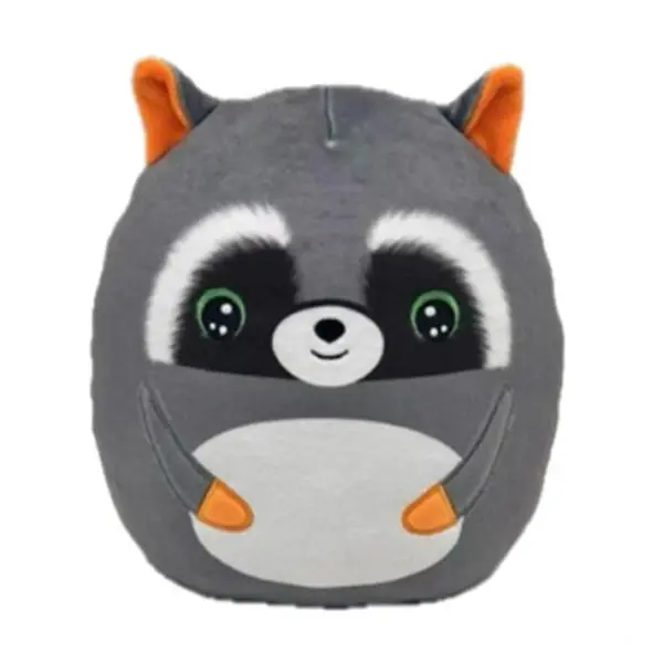 TY Beanie Squishies (Squish-A-Boos) Plush - SNEAKY the Raccoon (10 inch)